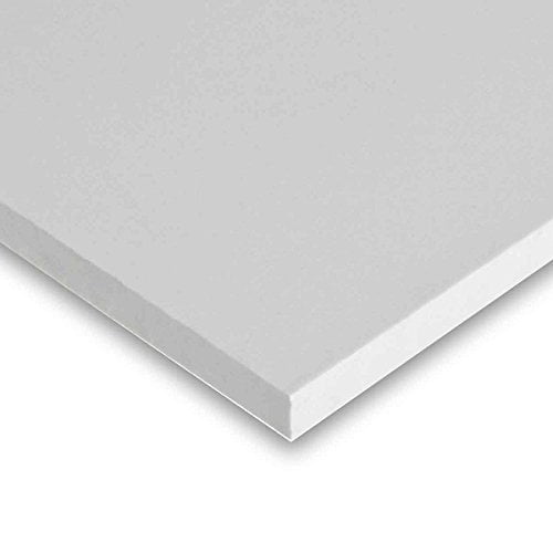 x 24" x 48" 1/2 inch 0.500 Natural HDPE Sheet High Density Polyethylene